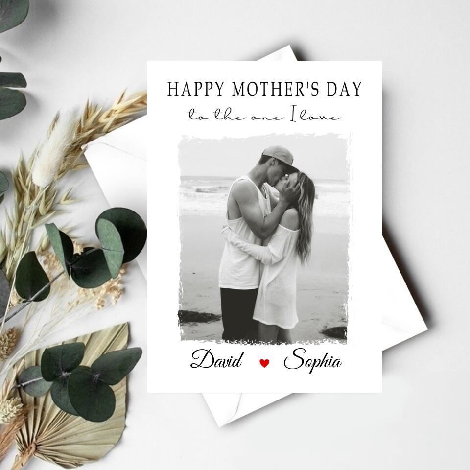 Custom Mothers Day Card, Mothers Day Card For Wife, Mother&#39;s Day Gift Cards,  Happy Mothers Day Card, Mothers Day Card From Husband, Mother Day Gift