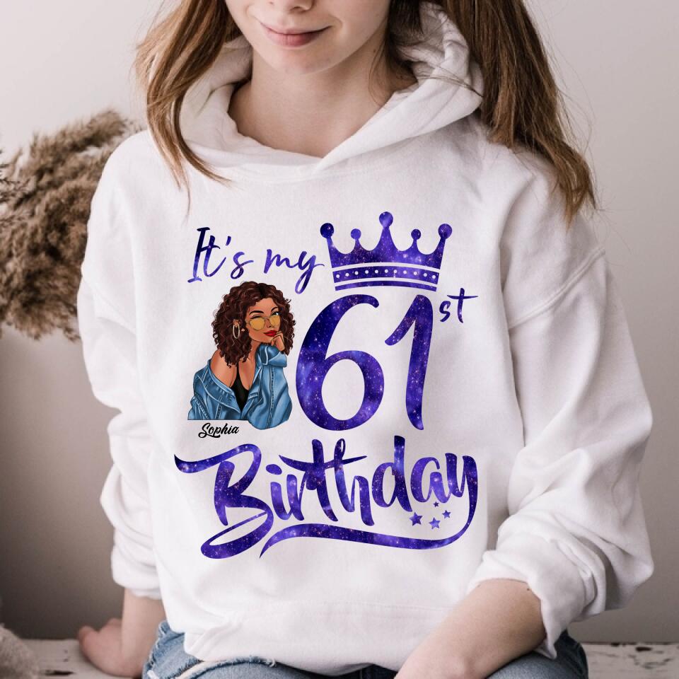 61st Birthday Shirts, Custom Birthday Shirts, Turning 61 Shirt For Women, Turning 61 And Fabulous Shirt, 1961 Shirt, Best Gifts For Women Turning 61-HCT