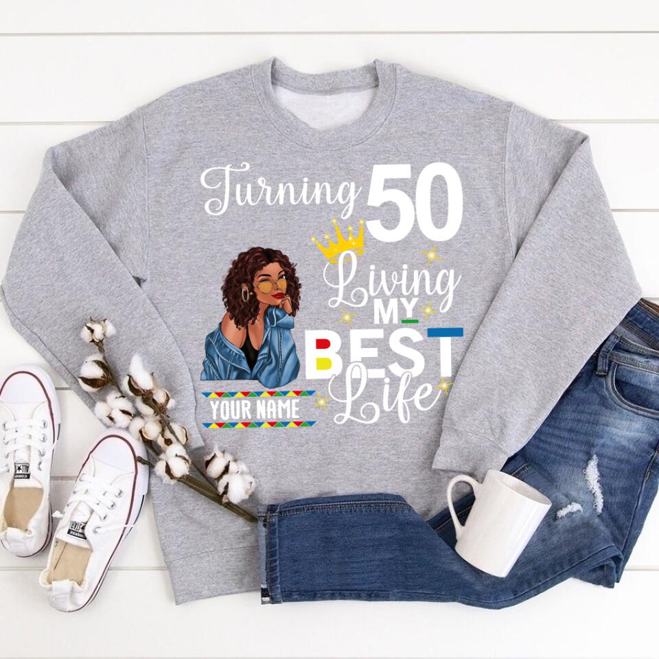 50th Birthday Shirts, Custom Birthday Shirts, Turning 50 Shirt for Women, Turning 50 and Fabulous Shirt, 1973 Shirt, Best Gifts for Women Turning 50.