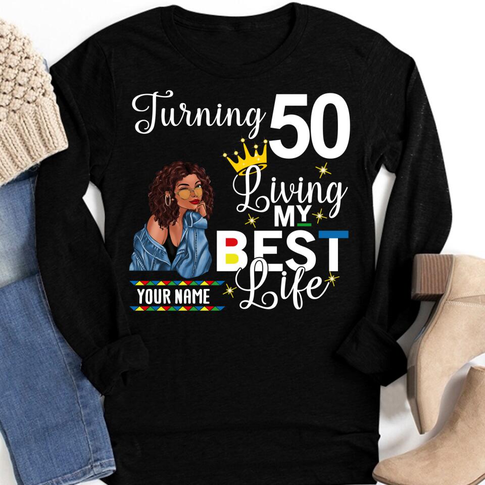 50th Birthday Shirts, Custom Birthday Shirts, Turning 50 Shirt for Women, Turning 50 and Fabulous Shirt, 1973 Shirt, Best Gifts for Women Turning 50.