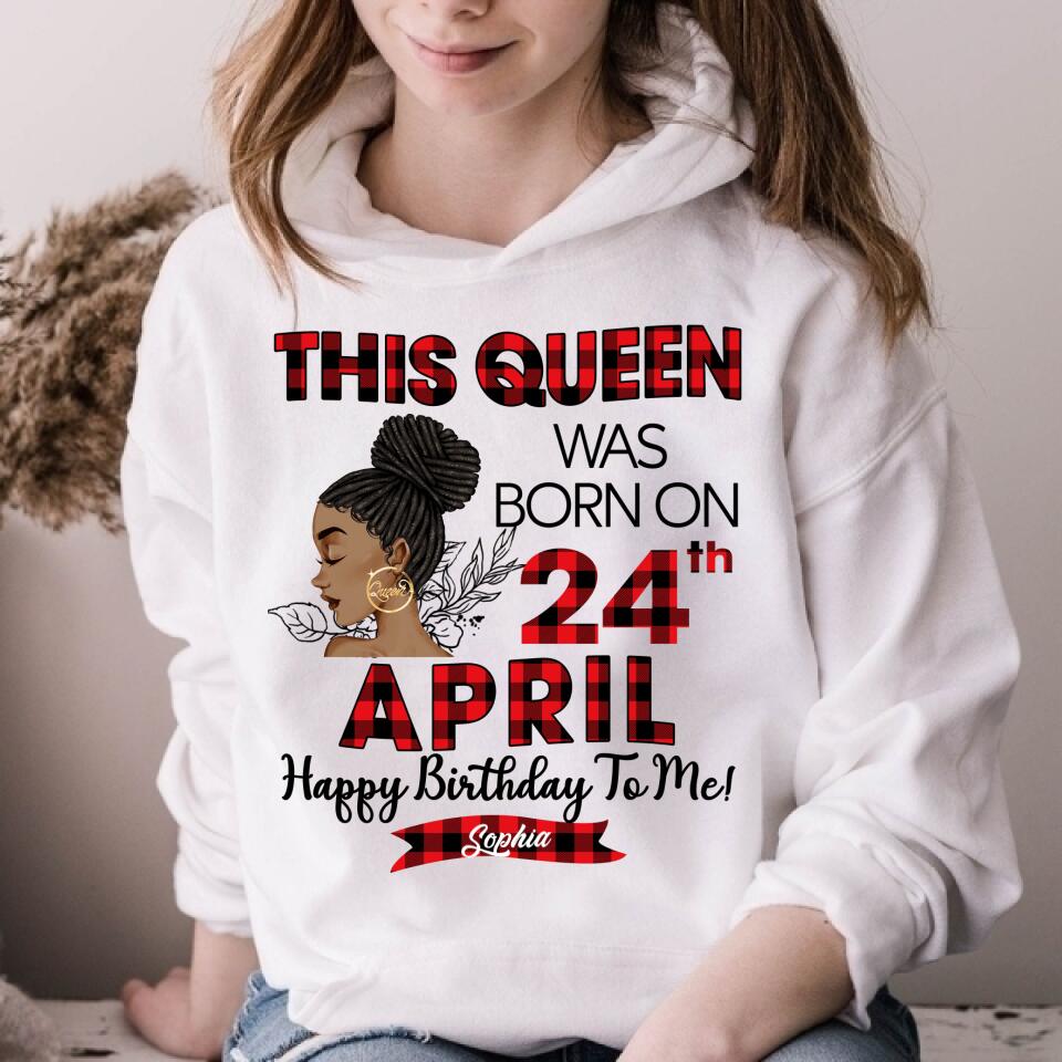 April Birthday Shirt, Custom Birthday Shirt, Queens Born In April, April Birthday Gifts, April Queen shirt, April Birthday Shirts For Woman, Her Birthday Gifts For April