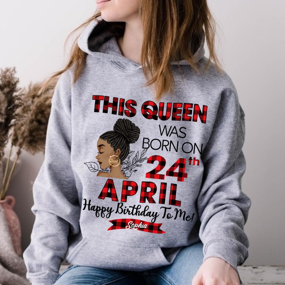 April Birthday Shirt, Custom Birthday Shirt, Queens Born In April, April Birthday Gifts, April Queen shirt, April Birthday Shirts For Woman, Her Birthday Gifts For April