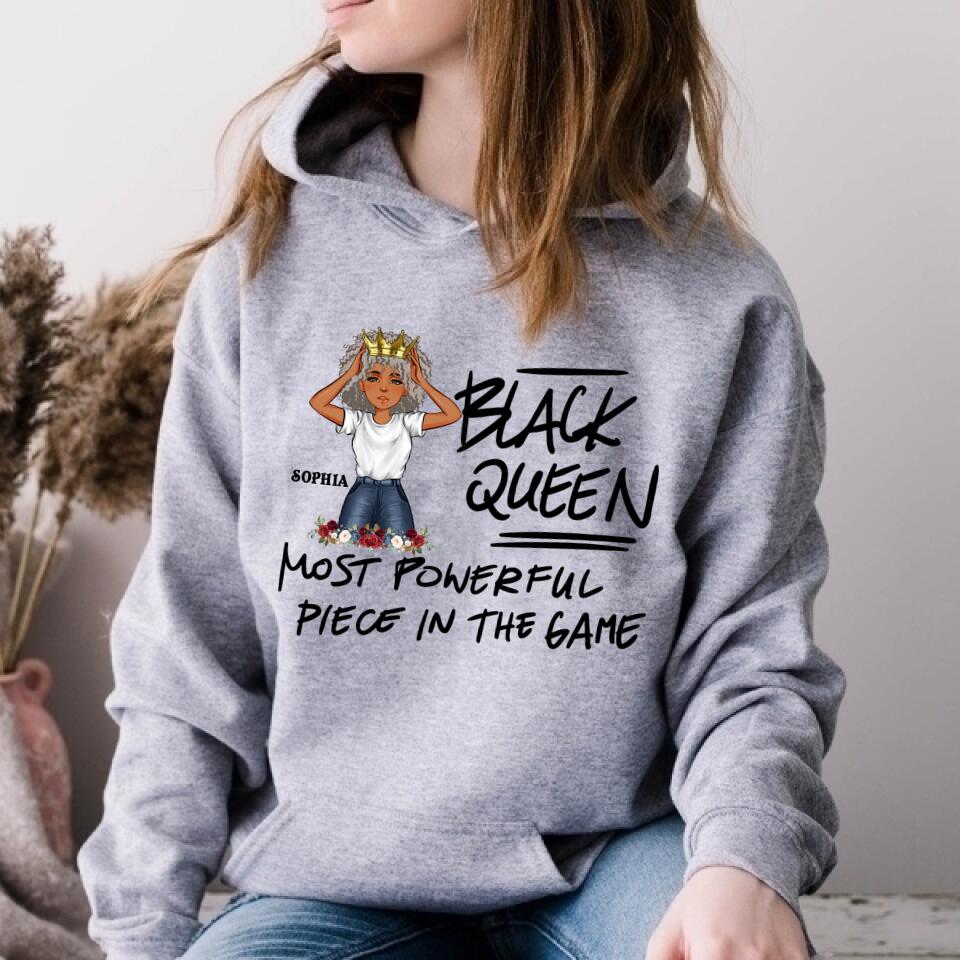 Black Queen Nutrition Facts - Personalized T Shirt- Birthday Gift For Sista, Black Woman