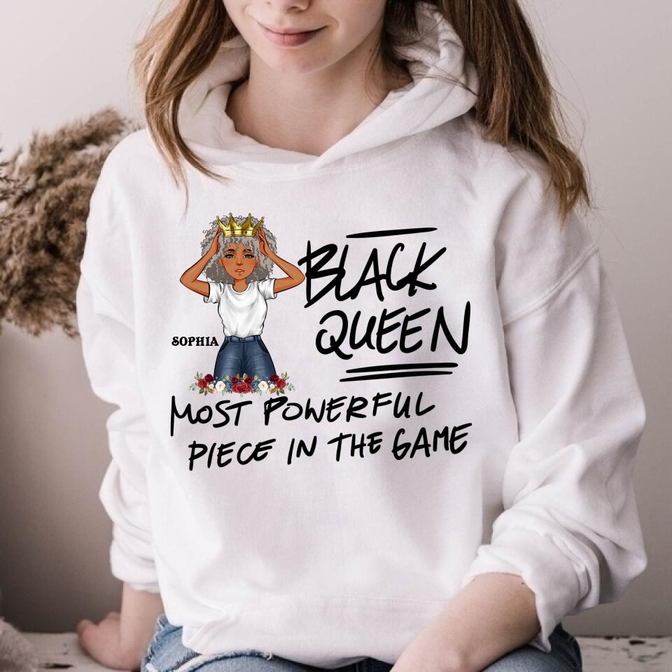 Black Queen Nutrition Facts - Personalized T Shirt- Birthday Gift For Sista, Black Woman