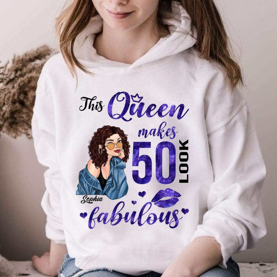50th Birthday Shirts, Custom Birthday Shirts, Turning 50 Shirt for Women, Turning 50 and Fabulous Shirt, 1973 Shirt, Best Gifts for Women Turning 50.