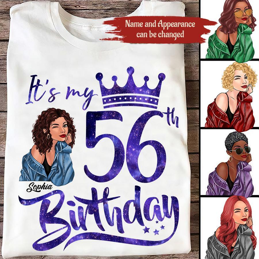 Chapter 56, Fabulous Since 1966 56th Birthday Unique T Shirt For Woman, Custom Birthday Shirt, Her Gifts For 56 Years Old , Turning 56 Birthday Cotton Shirt-HCT