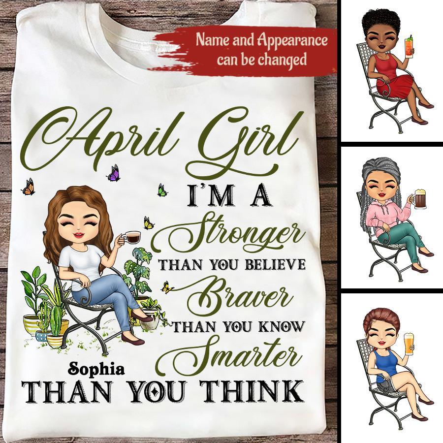 April Birthday Shirt, Custom Birthday Shirt, Queens Born In April, April Birthday Gifts, April Queen shirt, April Birthday Shirts For Woman, Her Birthday Gifts For April, Gardening Custom Shirt, Gift For Gardeners, Plant Lovers