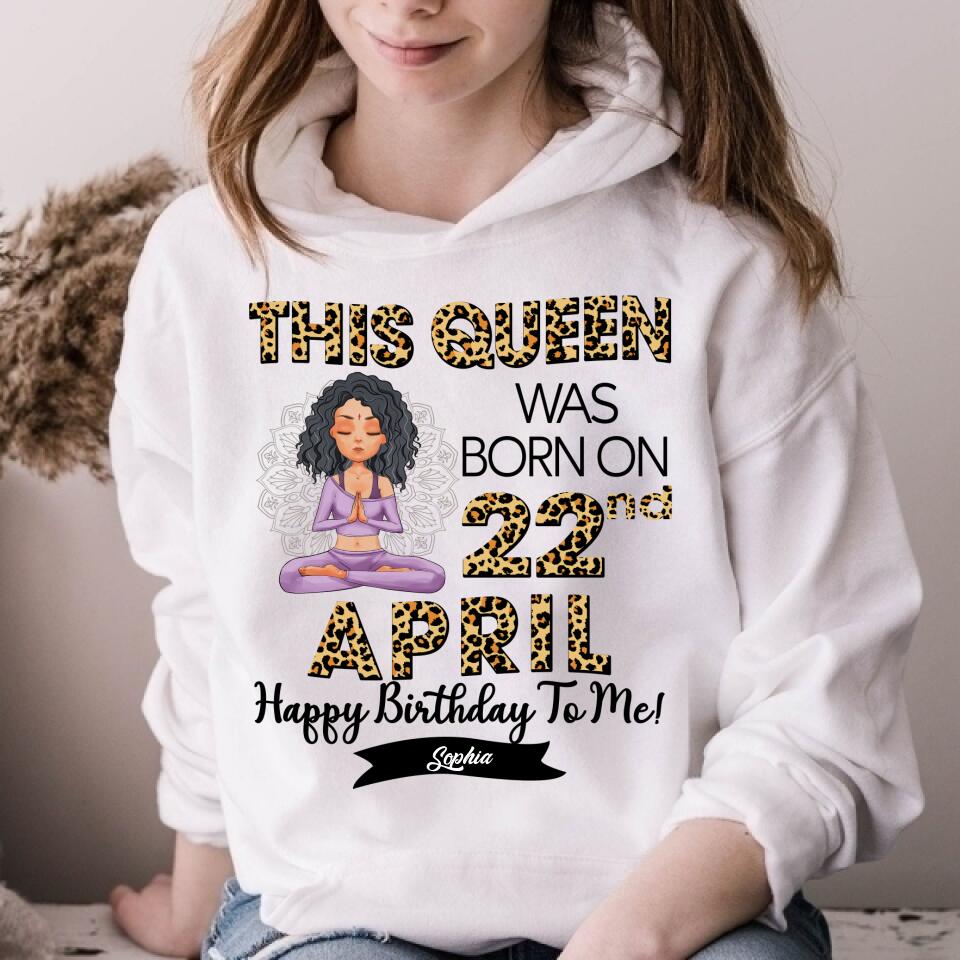 April Birthday Shirt, Custom Birthday Shirt, Queens Born In April, April Birthday Gifts, April Queen shirt, April Birthday Shirts For Woman, Her Birthday Gifts For April
