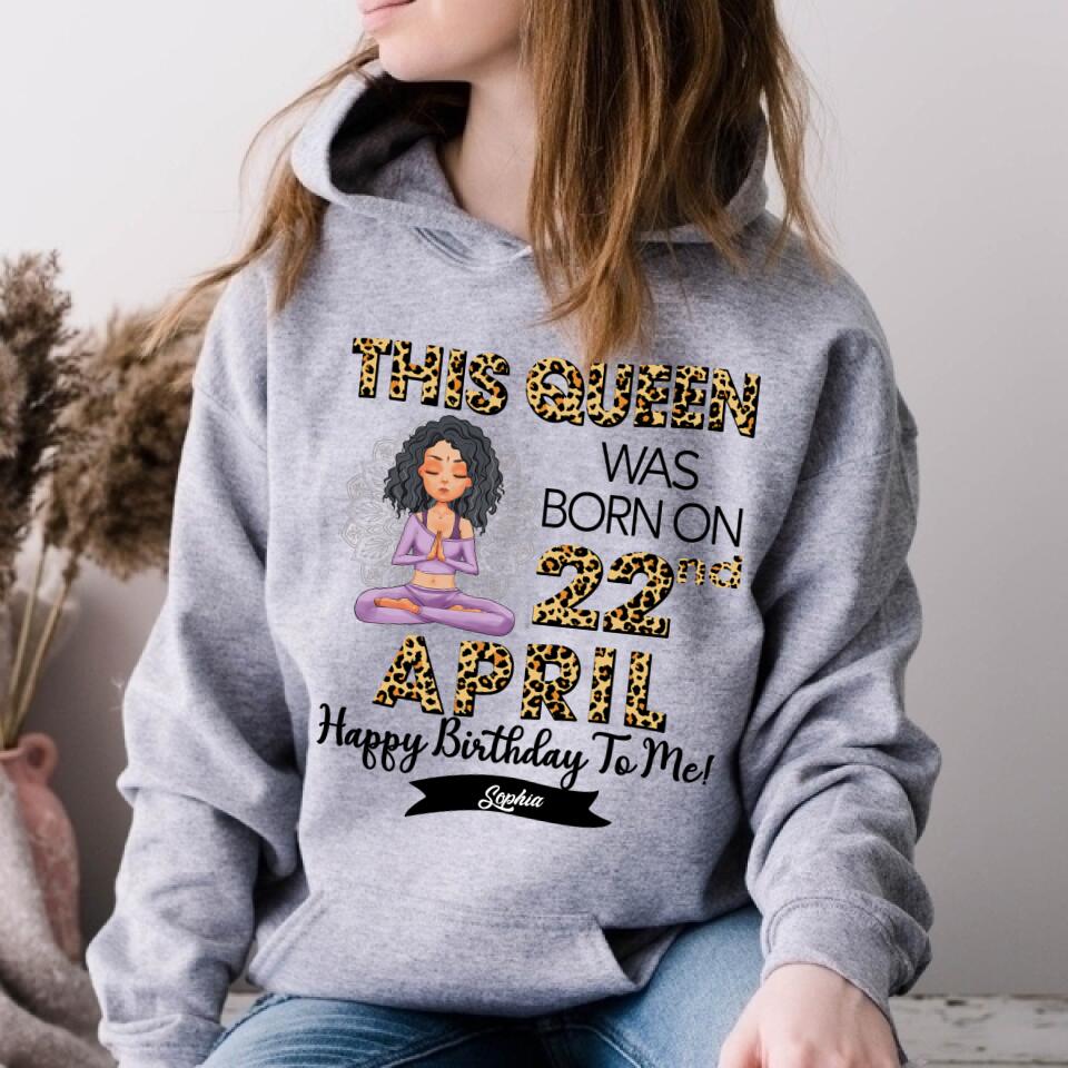 April Birthday Shirt, Custom Birthday Shirt, Queens Born In April, April Birthday Gifts, April Queen shirt, April Birthday Shirts For Woman, Her Birthday Gifts For April