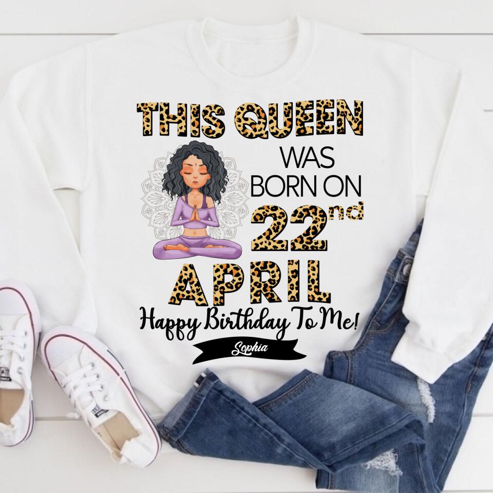 April Birthday Shirt, Custom Birthday Shirt, Queens Born In April, April Birthday Gifts, April Queen shirt, April Birthday Shirts For Woman, Her Birthday Gifts For April