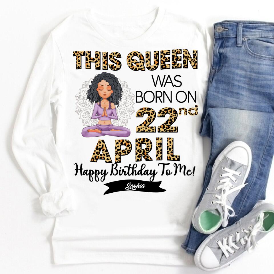 April Birthday Shirt, Custom Birthday Shirt, Queens Born In April, April Birthday Gifts, April Queen shirt, April Birthday Shirts For Woman, Her Birthday Gifts For April
