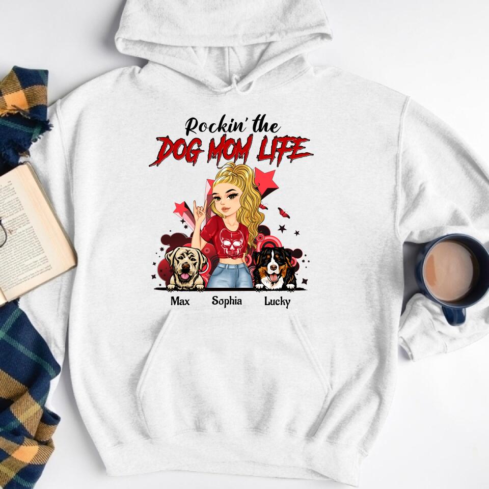 Custom Mothers Day Shirt, Dog Mom Life, Mother&#39;s Day T Shirt, Dog Mom Shirt Mom Life Mother&#39;s Day Tee Shirts, Funny Mothers Day Shirts, Mother Day Gift