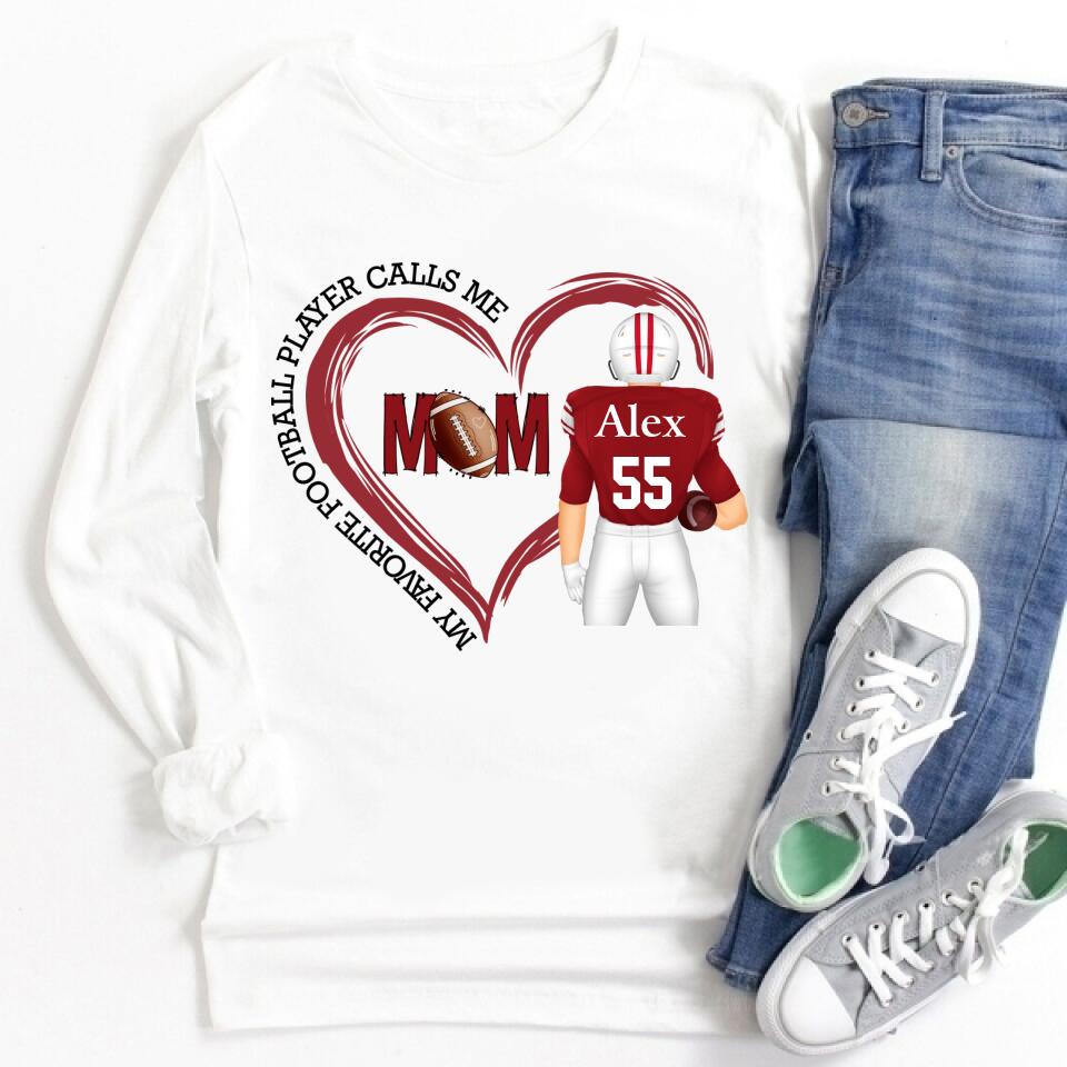 Custom Mothers Day Shirt, America Football, Stepmom Mothers Day Gifts, Mom Life Mother&#39;s Day Tee Shirts,  Godmother Mother&#39;s Day Gifts, Funny Mothers Day Shirts, Mother Day Gift