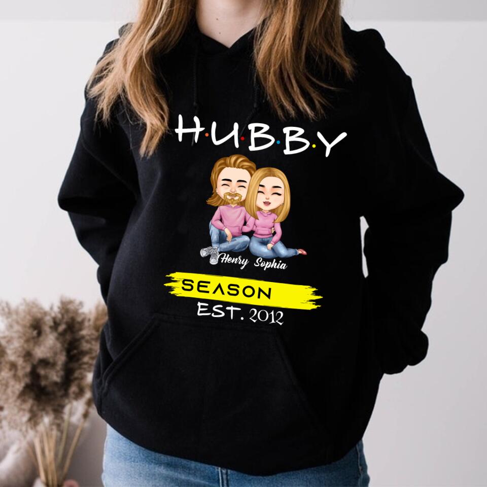 Hubby Wifey Shirts, Honeymoon Shirt, Just Married Shirt, Engagement Shirt, Wedding Shirts, Bridal Gift Engagement, Husband And Wife Shirts