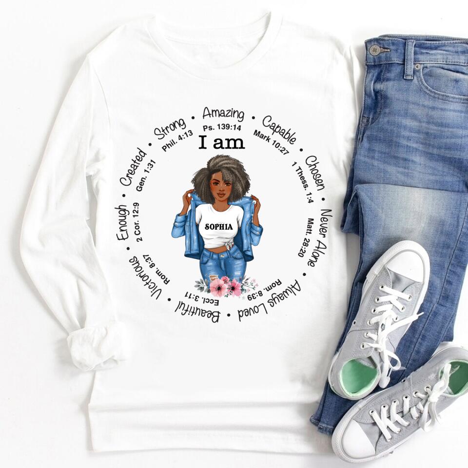 I am Inspiration Shirt, Bible Verse Shirt, Inspirational Shirt