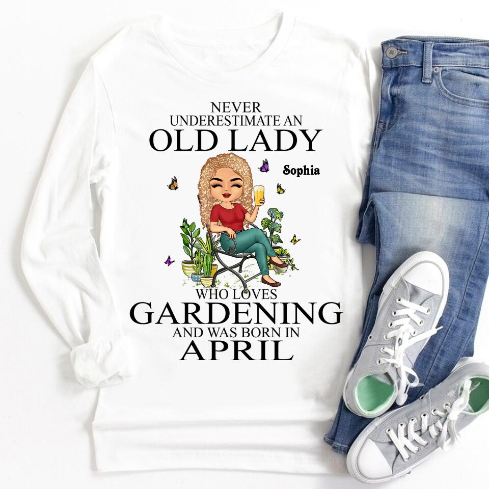 April Birthday Shirt, Custom Birthday Shirt, Queens Born In April, April Birthday Gifts, April Queen Shirt, April Birthday Shirts For Woman, Her Birthday Gifts For April, Gardening Custom Shirt, Gift For Gardeners, Plant Lovers