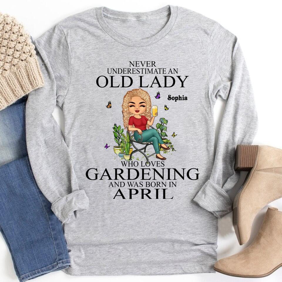 April Birthday Shirt, Custom Birthday Shirt, Queens Born In April, April Birthday Gifts, April Queen Shirt, April Birthday Shirts For Woman, Her Birthday Gifts For April, Gardening Custom Shirt, Gift For Gardeners, Plant Lovers