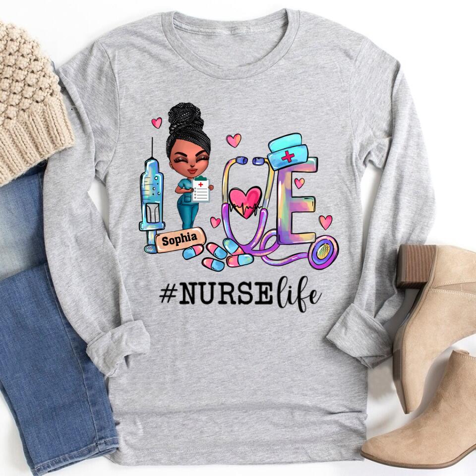 Nurse Nutrition Facts - Personalized Shirt - Gift For Doctor &amp; Nurse