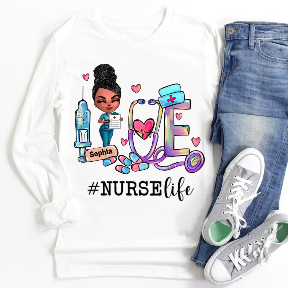 Nurse Nutrition Facts - Personalized Shirt - Gift For Doctor &amp; Nurse