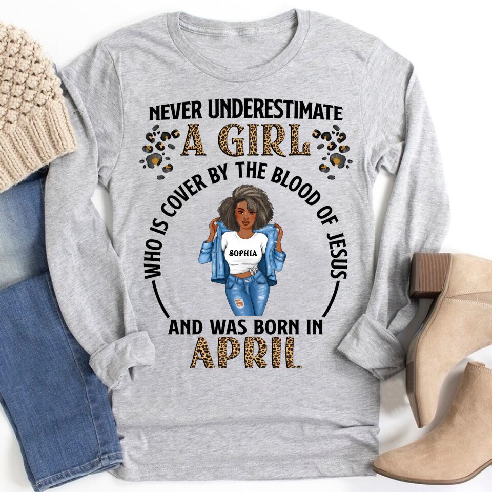April Birthday Shirt, Custom Birthday Shirt, Queens Born In April, April Birthday Gifts, April shirts for Woman