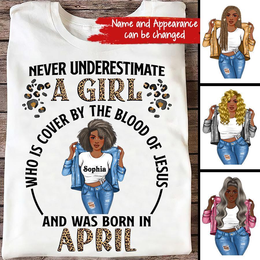 April Birthday Shirt, Custom Birthday Shirt, Queens Born In April, April Birthday Gifts, April shirts for Woman