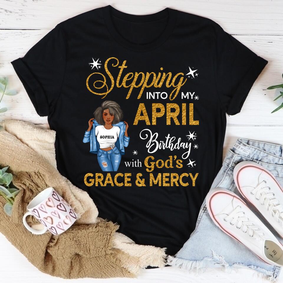 April Birthday Shirt, Custom Birthday Shirt, Queens Born In April, April Birthday Gifts, April shirts for Woman