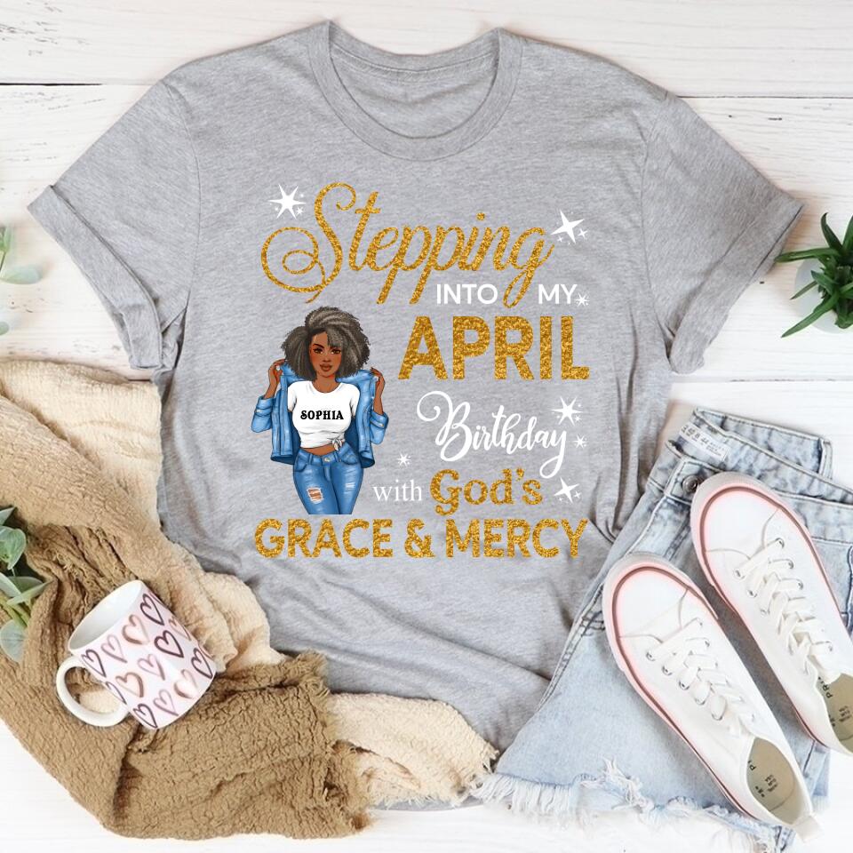 April Birthday Shirt, Custom Birthday Shirt, Queens Born In April, April Birthday Gifts, April shirts for Woman