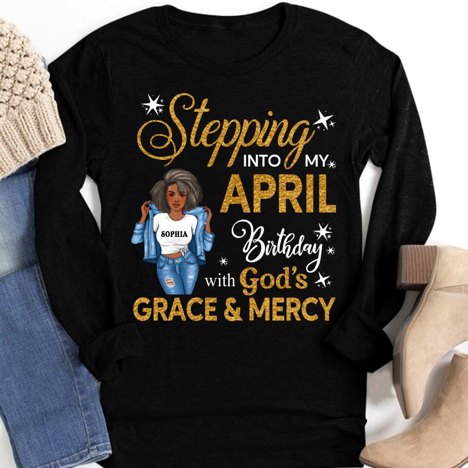 April Birthday Shirt, Custom Birthday Shirt, Queens Born In April, April Birthday Gifts, April shirts for Woman