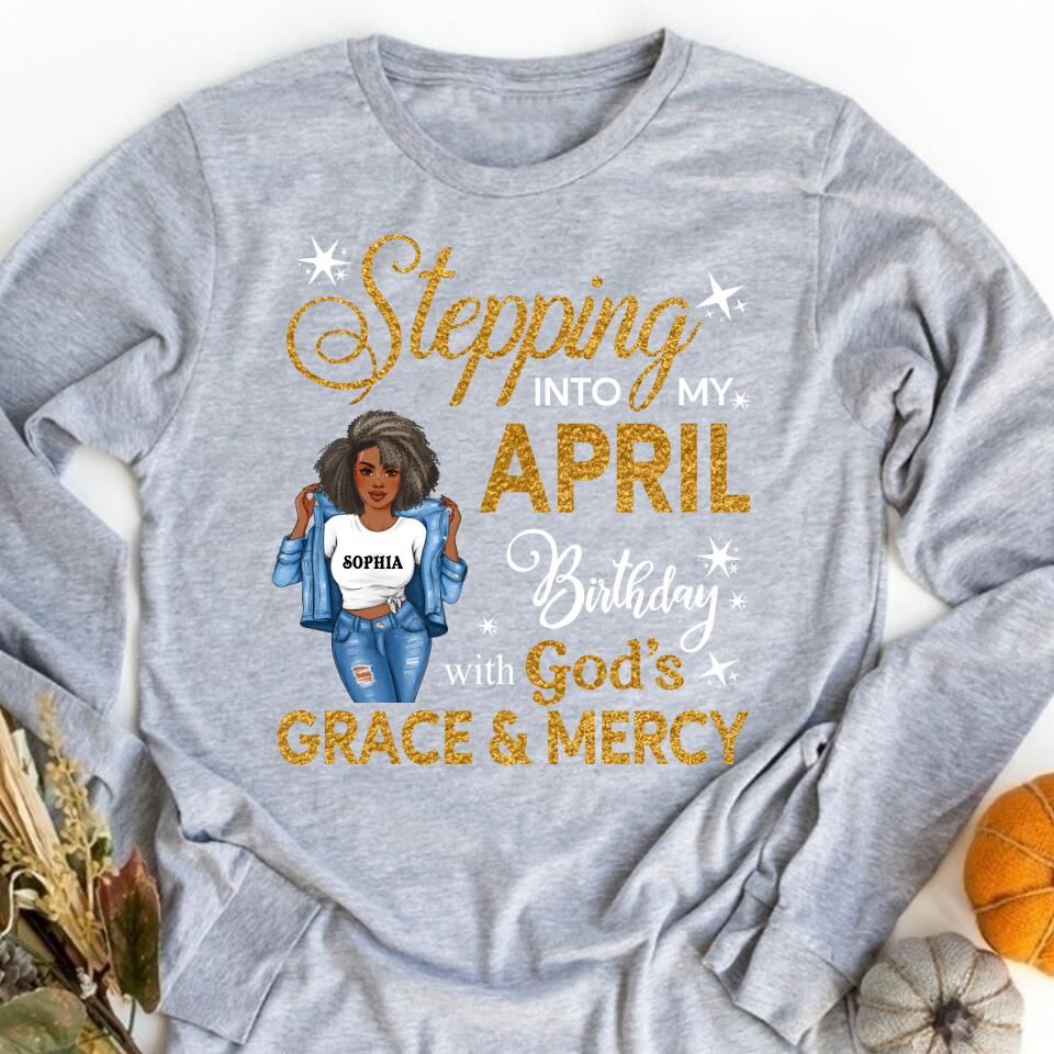 April Birthday Shirt, Custom Birthday Shirt, Queens Born In April, April Birthday Gifts, April shirts for Woman