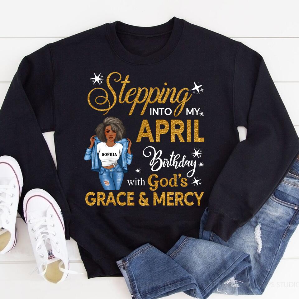 April Birthday Shirt, Custom Birthday Shirt, Queens Born In April, April Birthday Gifts, April shirts for Woman