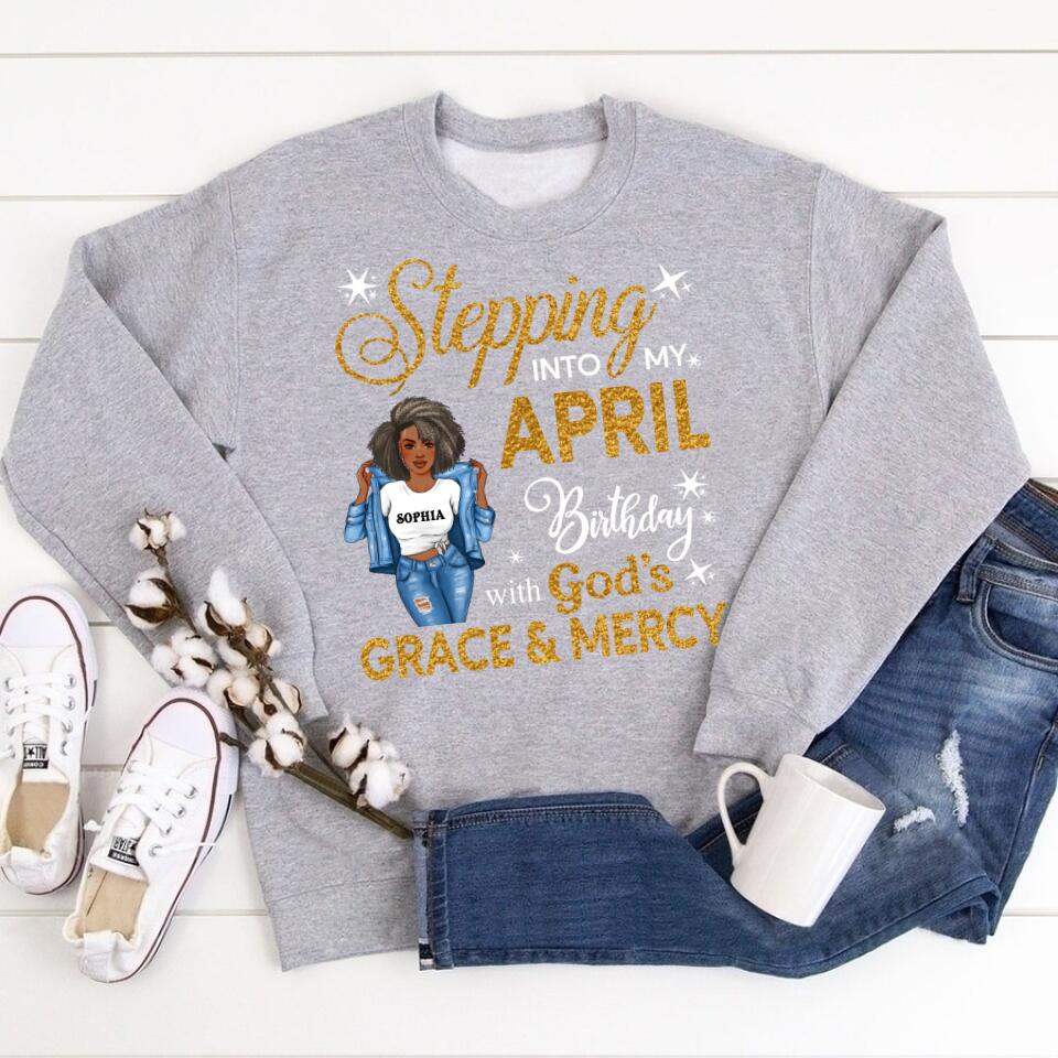 April Birthday Shirt, Custom Birthday Shirt, Queens Born In April, April Birthday Gifts, April shirts for Woman
