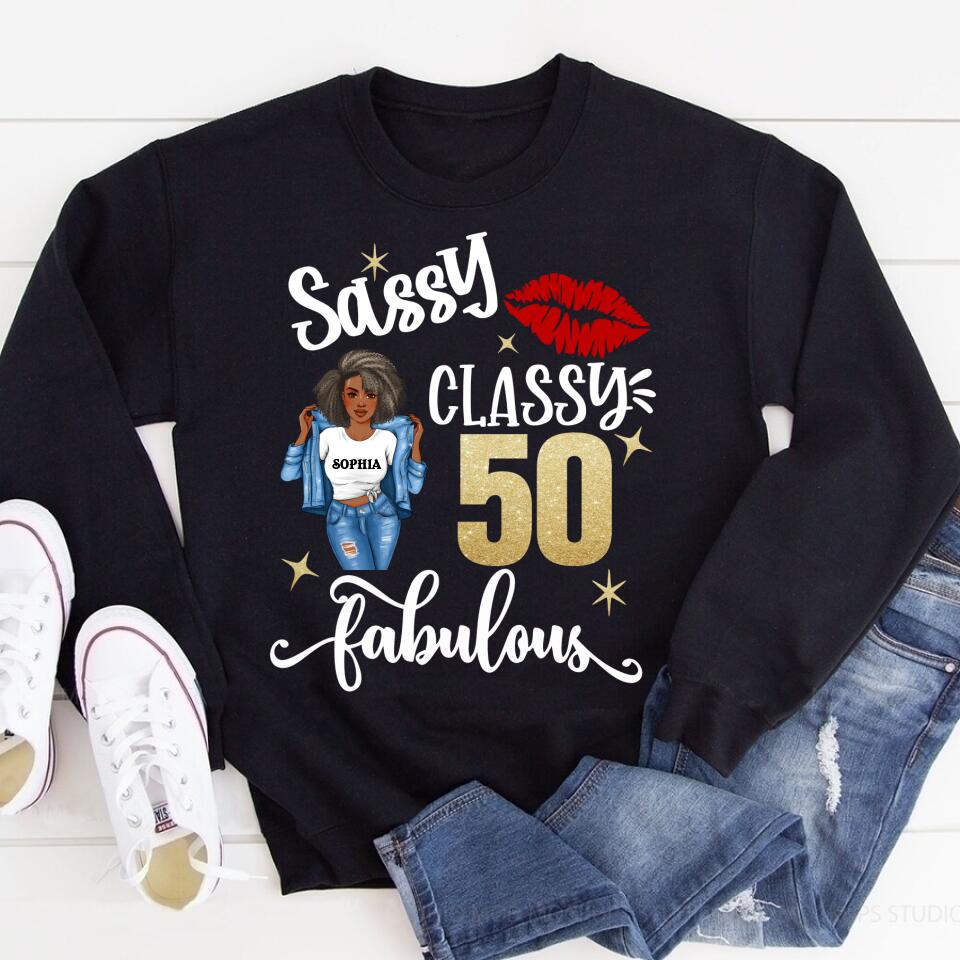 50th Birthday Shirts, Custom Birthday Shirts, Turning 50 Shirt for Women, Turning 50 and Fabulous Shirt, 1973 Shirt, Best Gifts for Women Turning 50.