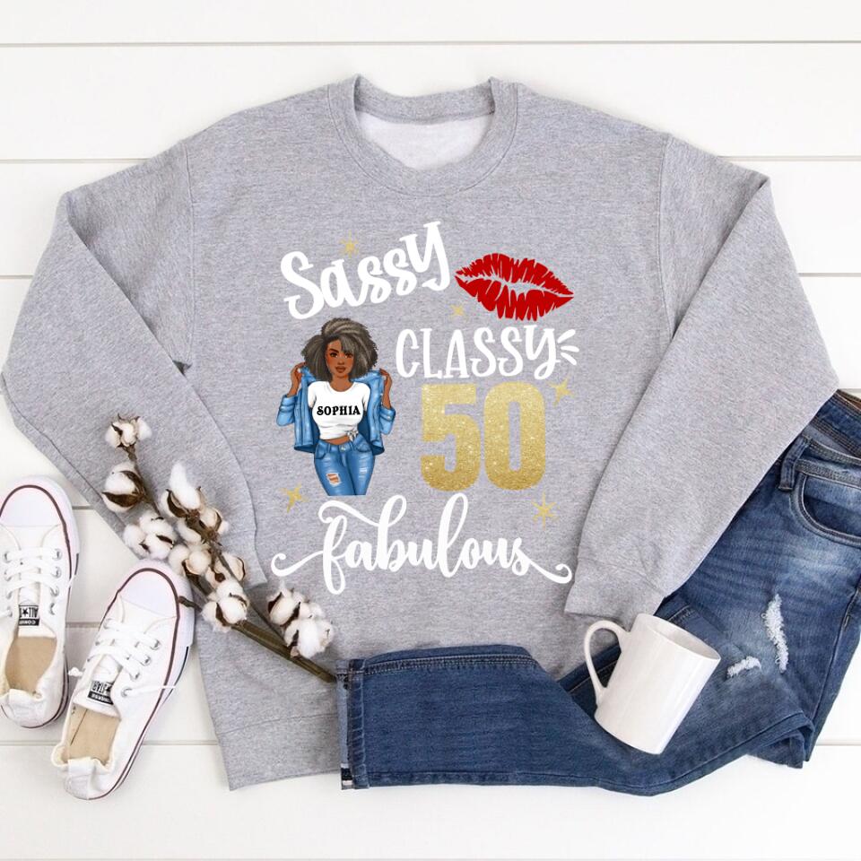 50th Birthday Shirts, Custom Birthday Shirts, Turning 50 Shirt for Women, Turning 50 and Fabulous Shirt, 1973 Shirt, Best Gifts for Women Turning 50.