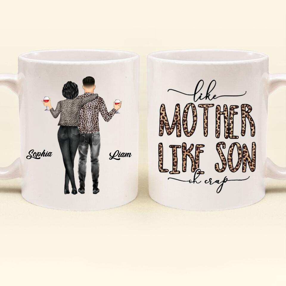 Custom Mothers Day Mug, Mothers Day Mug, Mom Coffee Mug, Happy Mother Day Mug, Like Mother Like Son Mug, Mothers Day Cup, Mother Day Gift
