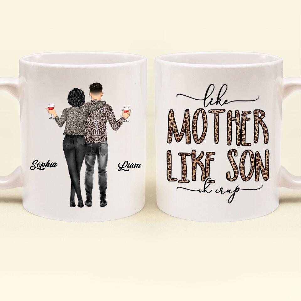 Custom Mothers Day Mug, Mothers Day Mug, Mom Coffee Mug, Happy Mother Day Mug, Like Mother Like Son Mug, Mothers Day Cup, Mother Day Gift