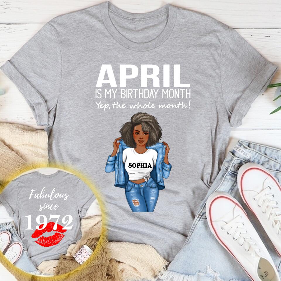 April Birthday Shirt, Custom Birthday Shirt, Queens Born In April, April Birthday Gifts, April shirts for Woman