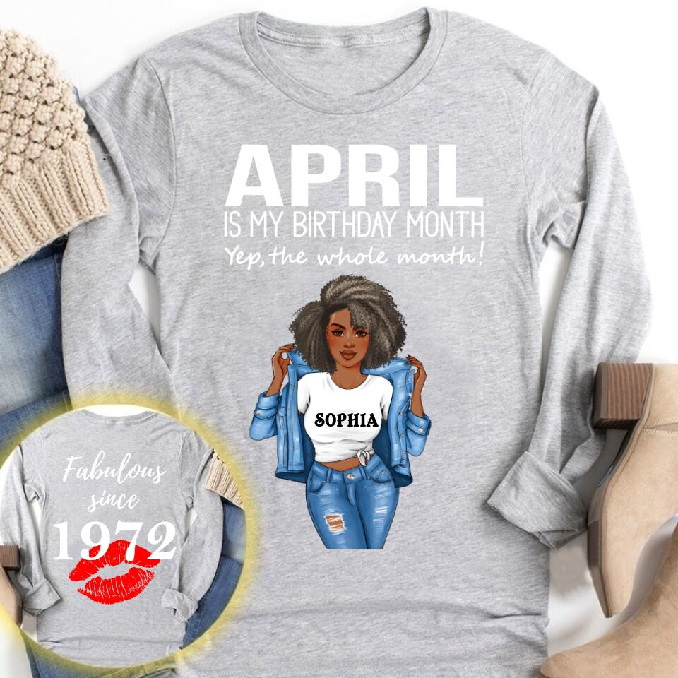 April Birthday Shirt, Custom Birthday Shirt, Queens Born In April, April Birthday Gifts, April shirts for Woman