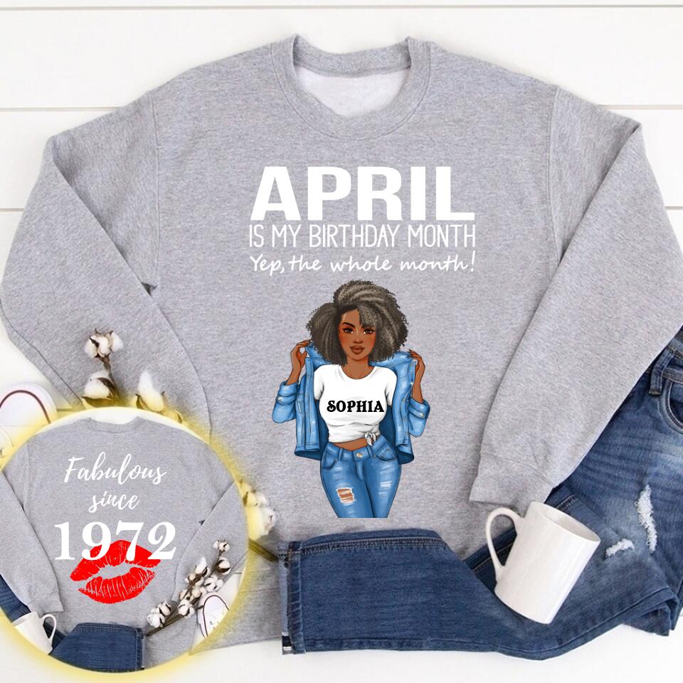 April Birthday Shirt, Custom Birthday Shirt, Queens Born In April, April Birthday Gifts, April shirts for Woman