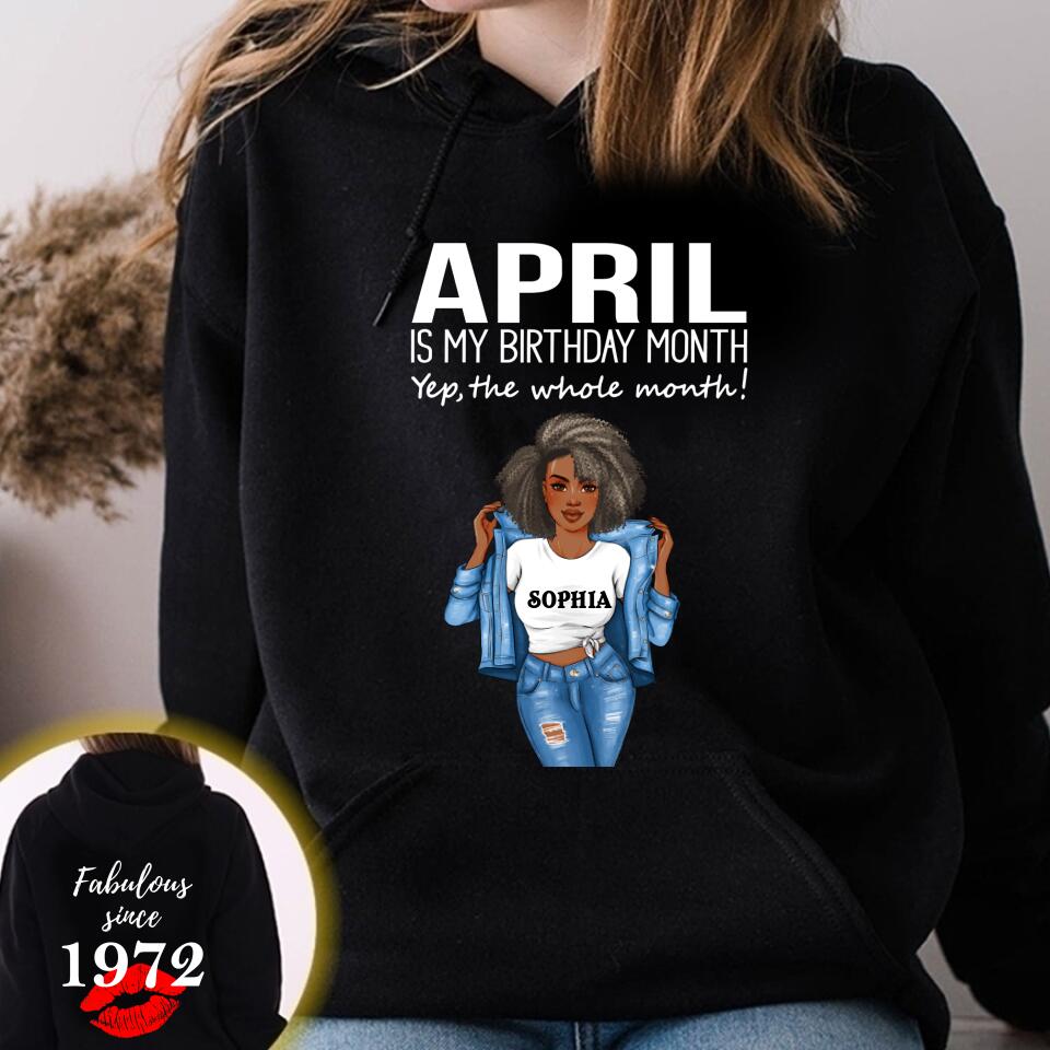 April Birthday Shirt, Custom Birthday Shirt, Queens Born In April, April Birthday Gifts, April shirts for Woman