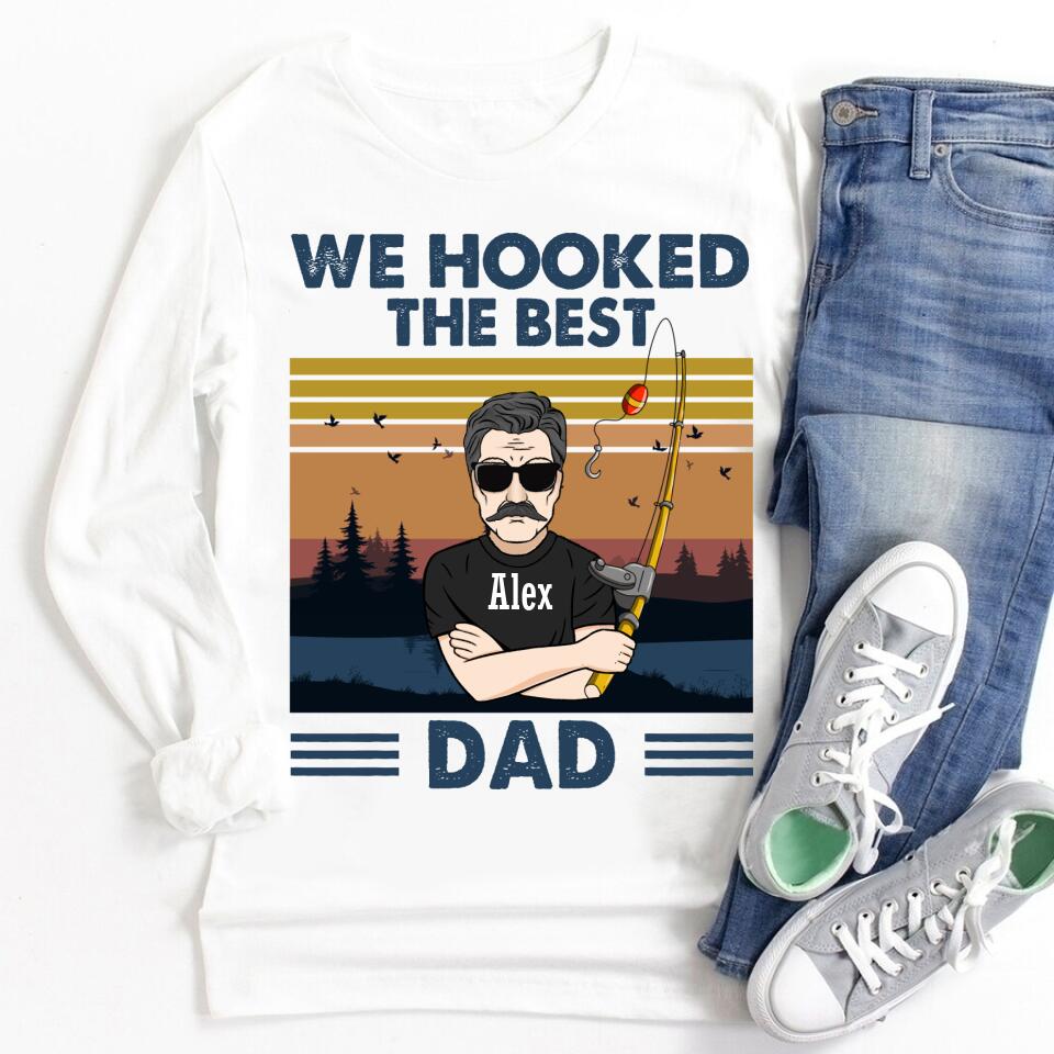 Personalized Fathers Day Shirts, Father‘s Day T Shirts, Fathers Day Fishing Shirt, Fathers Day Shirts For Dad, Happy Fathers Day Shirts, Father Day Gift