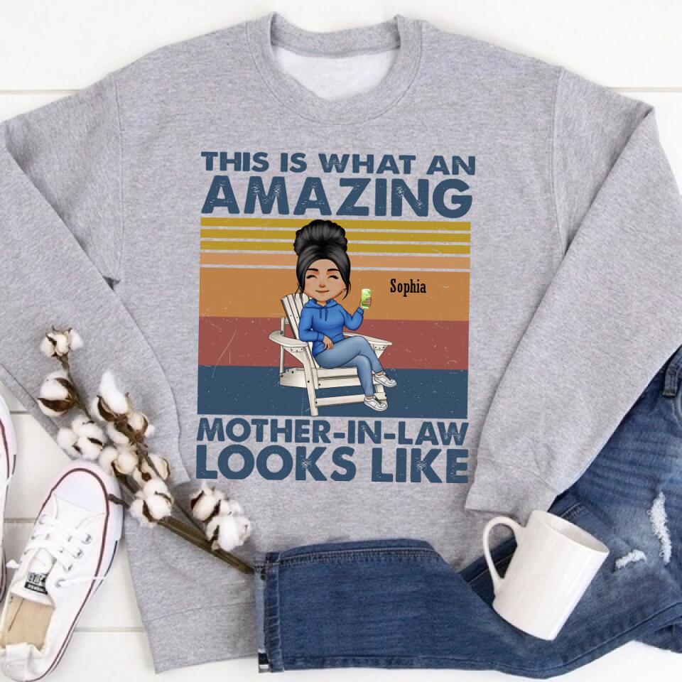 Personalized Mothers Day Shirts, Mother In Law Shirt, Mothers Day Shirt, Mother‘s Day Gifts For Mother In Law, Awesome Mother In Law T Shirt, First Mothers Day Gift, Mother Day Gift