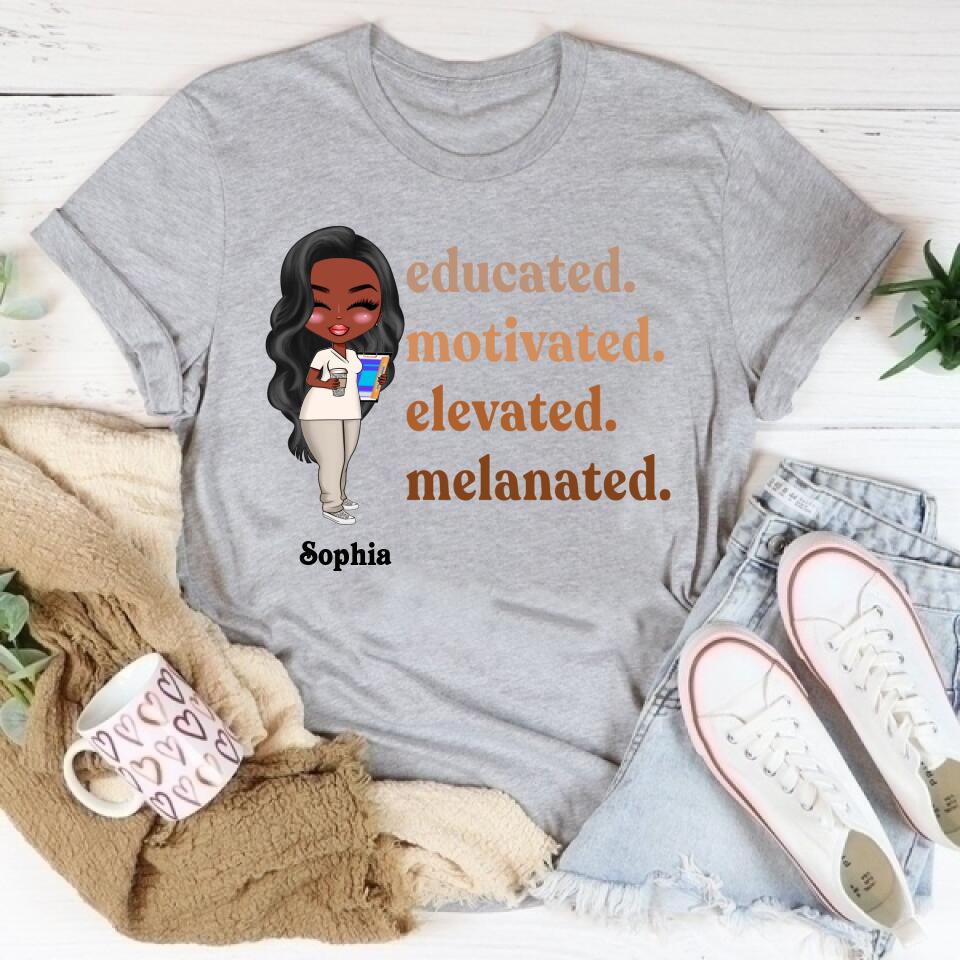 Black Teachers Magic Tshirt, Afro Melanin African American Teacher Shirts, Black Teacher Gifts, Black History Month Shirt for Teachers