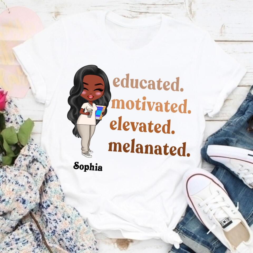 Black Teachers Magic Tshirt, Afro Melanin African American Teacher Shirts, Black Teacher Gifts, Black History Month Shirt for Teachers