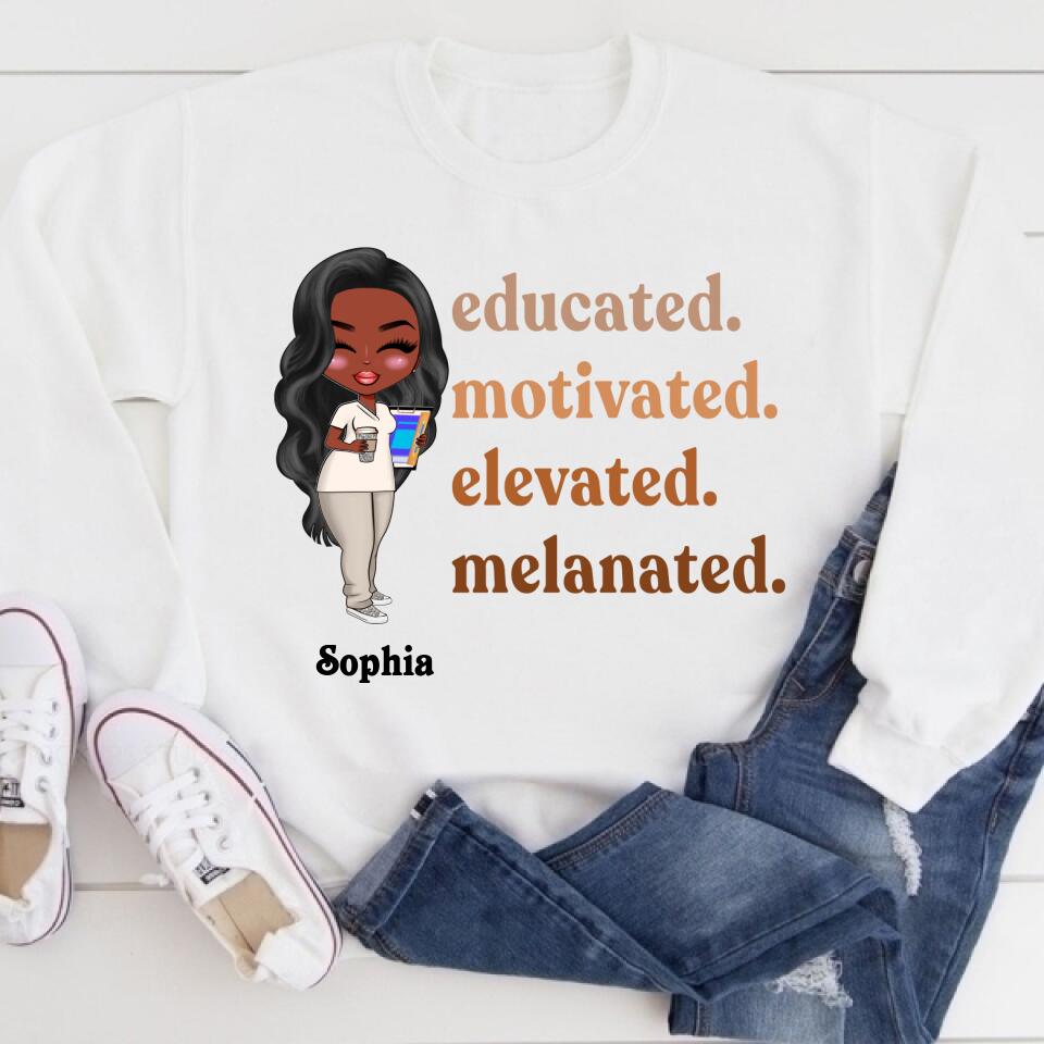 Black Teachers Magic Tshirt, Afro Melanin African American Teacher Shirts, Black Teacher Gifts, Black History Month Shirt for Teachers