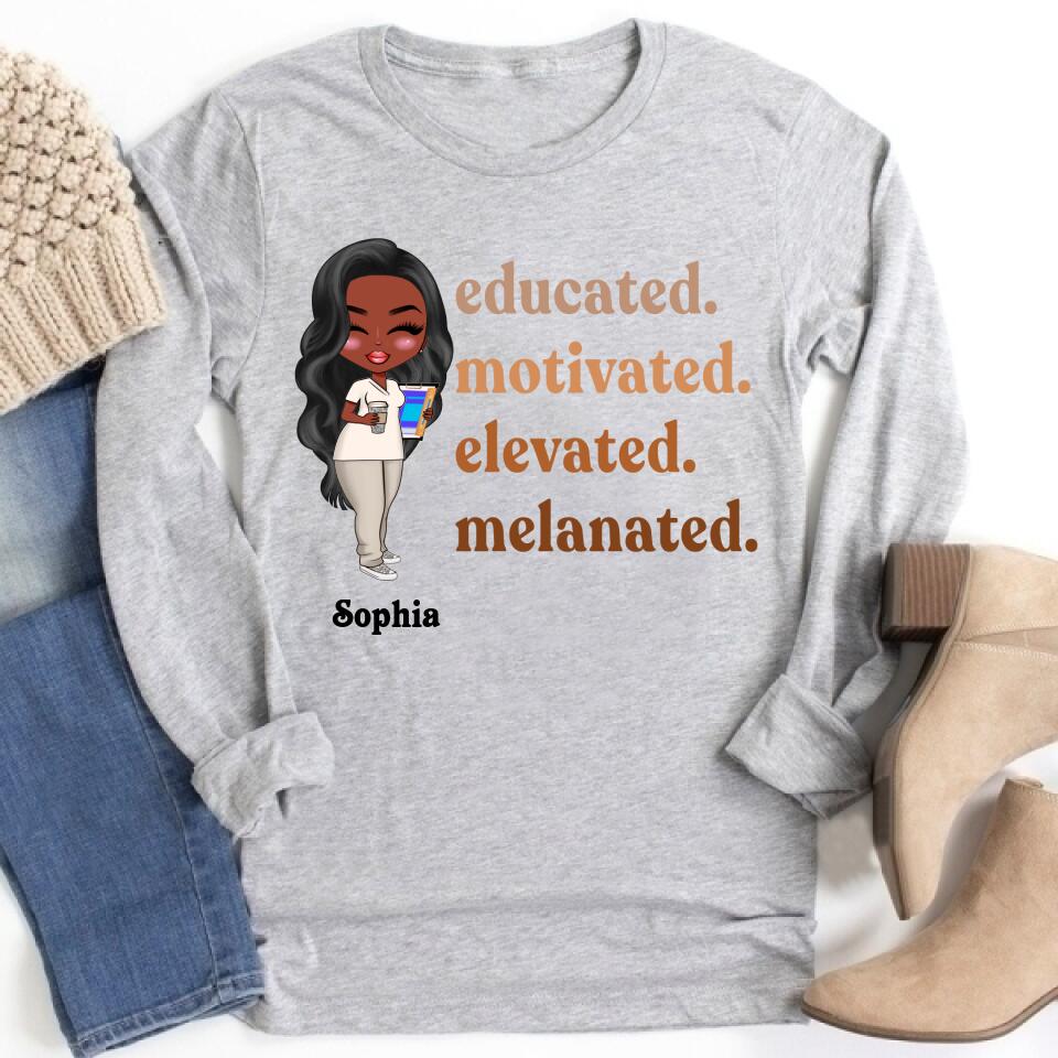 Black Teachers Magic Tshirt, Afro Melanin African American Teacher Shirts, Black Teacher Gifts, Black History Month Shirt for Teachers