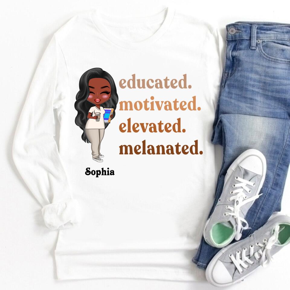 Black Teachers Magic Tshirt, Afro Melanin African American Teacher Shirts, Black Teacher Gifts, Black History Month Shirt for Teachers