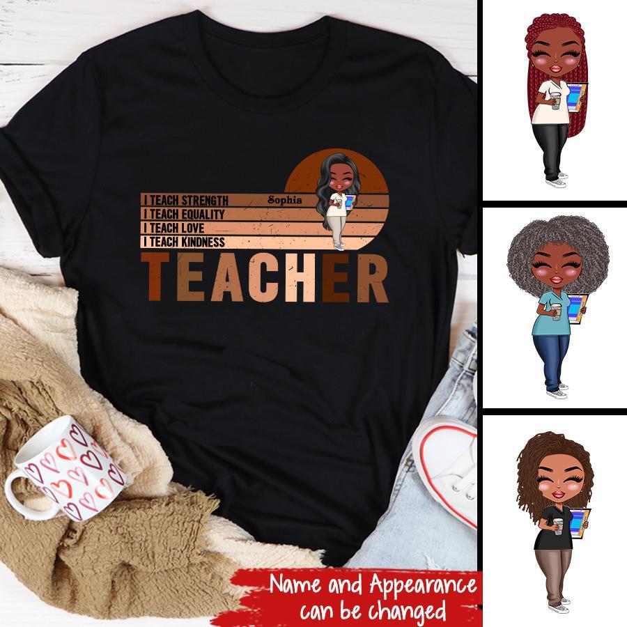 Inspirational Teacher Shirt, Black Teacher Shirt, Black History Month Shirt,Teacher Gift, African American Teacher Shirt, Black Power Shirt