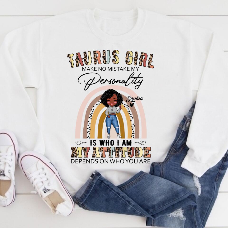 Personalized Zodiac Diva, Custom Birthday Shirt, Birthday Queen T Shirt, Taurus T Shirt For Woman, Living My Best Life