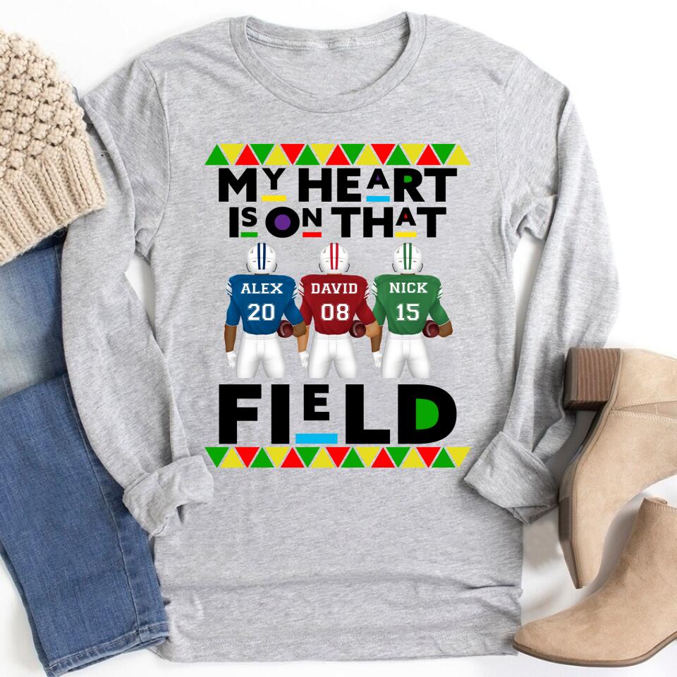 My Heart Is On That Field Shirt, Field Shirt, Game Shirt, Game Day Shirt, Baseball Shirt, Baseball T shirt.