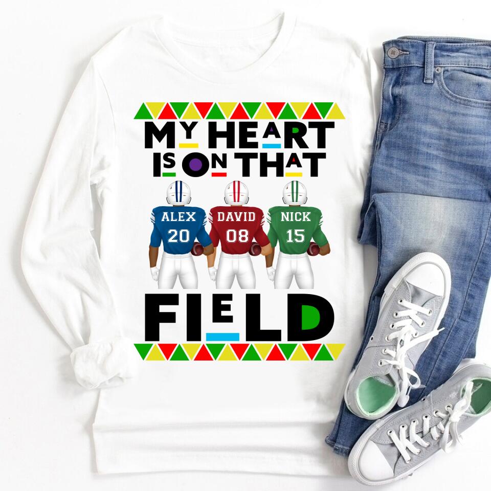 My Heart Is On That Field Shirt, Field Shirt, Game Shirt, Game Day Shirt, Baseball Shirt, Baseball T shirt.